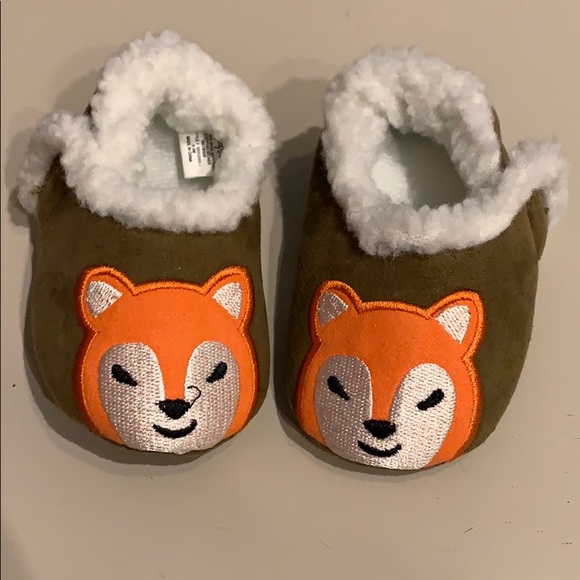Stepping Stones infant Fox Slippers - Picture 1 of 4